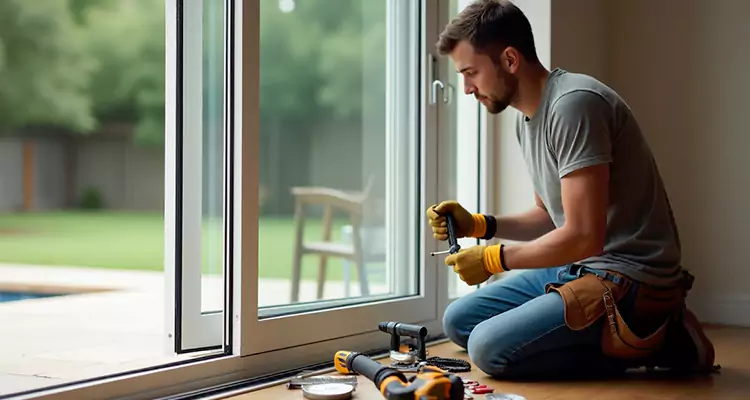 Squeaky Sliding Patio Doors in Ojus, FL